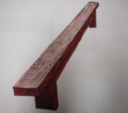 Bench. I Recovered The Boards in A Construction Site. Bench For Full Size Table Or Bed. Is 2 M. L. 22cm W, 40cm T - thumbnail 1