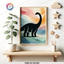 Boys Bedroom Dinosaur Prints - Set Of 3 Posters - Poster Nursery Dino Decor Childrens Wall Art Kids Playroom Artwork - thumbnail 3