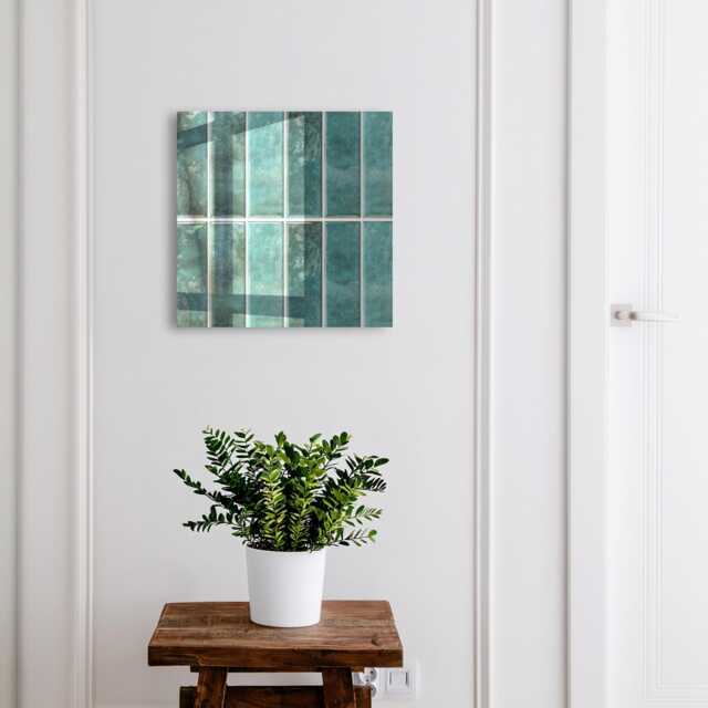 Turquoise Tiles Key Cabinet For Home, Industrial Box, Modern Backgrounds & Patterns, Lovers Of Design - image 1