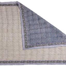 Indian Hand Block Print Kantha Quilt, Cotton Printed Bedspread, Muslin Quilt - thumbnail 3