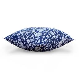 Indigo, Throw Pillow Cover, Kalamkari Print, Indian Ethinic, Cotton Pillow, Sizes Available - thumbnail 3