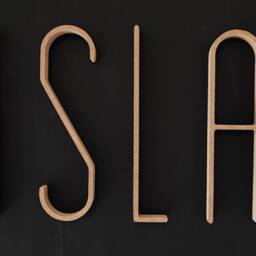 Unfinished Mid Century Modern Letters For Wall, Name Sign Nursery Decor, Large Wooden Ready To Paint, Diy Wood - thumbnail 2