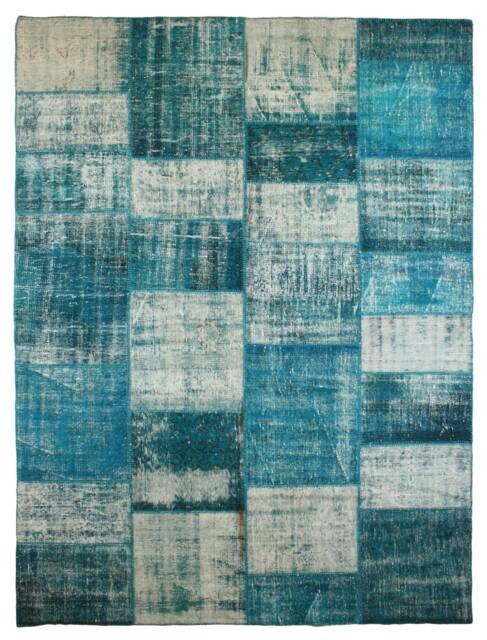 Wool Patchwork - 314 X 232 cm - Handmade Free Shipping