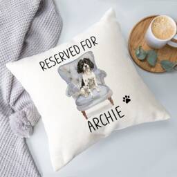 Springer Spaniel Cushion - Dog Related Gift Reserved For Dog Cushion Gift - thumbnail 3