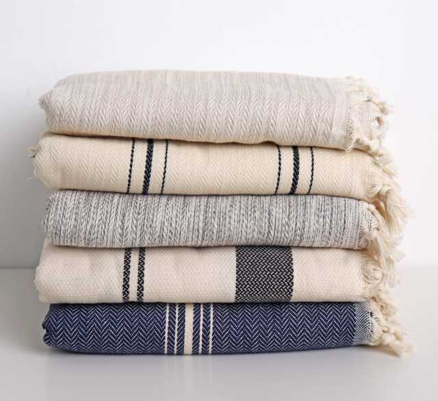 Soft Warm Tassel Throw Blanket, Organic Cotton Bedspread Queen King, Sofa Couch Blanket - image 1