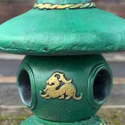 Chinese Concrete Pagoda Figurine Outdoor Lantern Statue Cement Feng Shui Ornament Stone Sculpture Zen Garden Decor Lover Gift - thumbnail 2