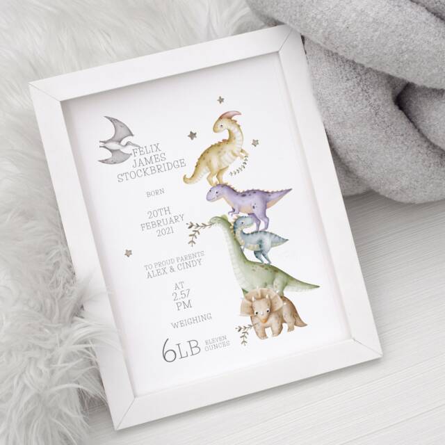 New Baby Gift, Birth Chart For New Baby, Birth Details Print, Nursery Decor, Christening Gift, Christmas Gift - image 1