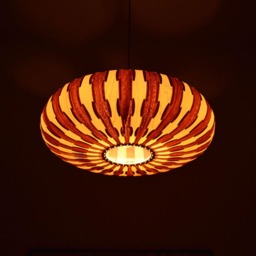 Umbrella Pendant Lamp-Maple&walnut-Ceiling Light-Pendant Light-Wood Light-Chandelier-Light Fixture-Hanging Lamp-Lighting - thumbnail 3