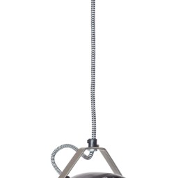 No.5 Vintage Headlight in Silver - Hanging Lamp Spotlight Industrial Lighting - thumbnail 4
