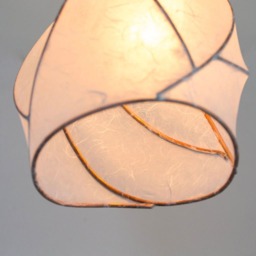 Handcrafted Paper Lantern Pendant Light Copper Bohemian Art Lighting - thumbnail 4