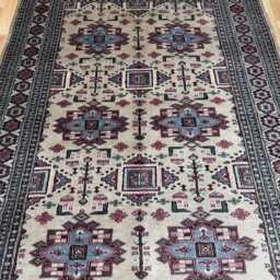 5x8 Beige Color Bokhara Rug - 1.50x2.50 Bedroom Luxury Area Turkish Fine Quality Afghan - thumbnail 3