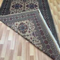 5x8 Beige Color Bokhara Rug - 1.50x2.50 Bedroom Luxury Area Turkish Fine Quality Afghan - thumbnail 4