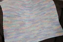 V-stitch Crochet Baby Blanket Pattern Easy Beginner - PDF Download - thumbnail 1