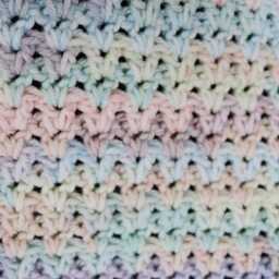 V-stitch Crochet Baby Blanket Pattern Easy Beginner - PDF Download - thumbnail 2