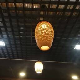 Creative Double Shades Pendant Lights - Restaurant Lighting Rustci Bamboo Chandeliers 110-240V Using Worldwide - thumbnail 2