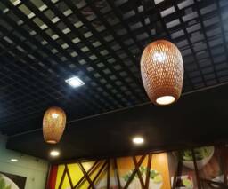 Creative Double Shades Pendant Lights - Restaurant Lighting Rustci Bamboo Chandeliers 110-240V Using Worldwide