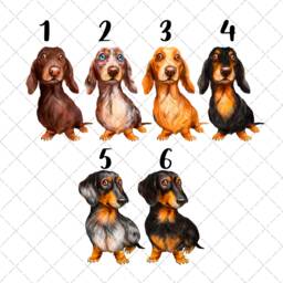 Personalised Dachshund Bauble, Any Colour Real Glitter Name Christmas Tree Pet Luxury Gift Ideas Sausage Dog Lover Owner Miniature Dapple - thumbnail 2