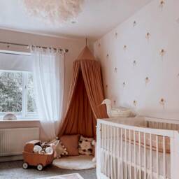 Falling Flowers Fabric Wall Stickers - Removable & Reusable - thumbnail 2