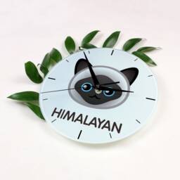 A Clock With A Himalayan Cat. New Collection The Cute Art-Dog Cat - thumbnail 2