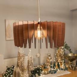 Scandinavian Wood Pendant Light Modern Kitchen Island Lighting - thumbnail 2