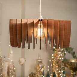 Scandinavian Wood Pendant Light Modern Kitchen Island Lighting - thumbnail 3