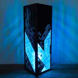 Circuit Board Lamp - Cyber Style Decoration Rgb Led Handmade Night Lantern Futuristic - thumbnail 4