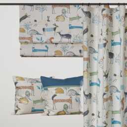 Roller Blind Tonja Forest Animals Custom Made - thumbnail 3