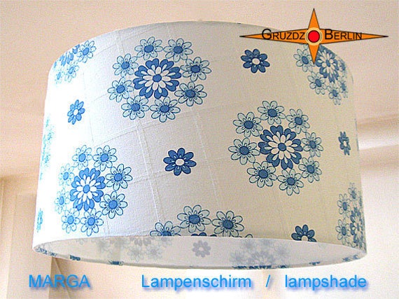 Lampshade Vintage Marga ??35 cm Retrodesign Prilblumen 70S - image 1