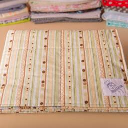 Jungle Animal Baby Quilt, Nursery Bedding, Unique Shower Gift, Baby Boy Quilt, Girl Neutral Green Yellow Quilt - thumbnail 4