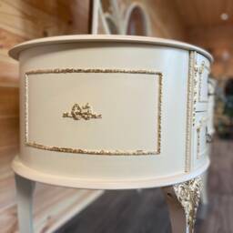 Cream French Style Dressing Table - Louis Furniture - thumbnail 4