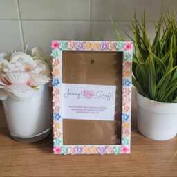 Colourful Sakura Blooms Box Photo Frame 4 X 6 Inches