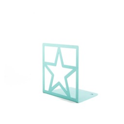Modern Metal Bookend Teal Star - thumbnail 2