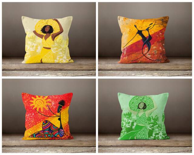 Woman Face Head Cushion Cover/Face Pillow Cover/Decorative Cover/Art Decoration Cover/Cushion For Gift/Tapestry Cover - image 1
