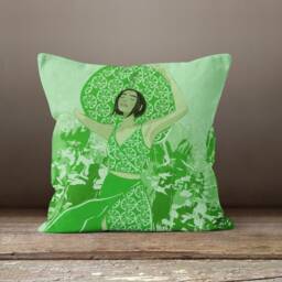 Woman Face Head Cushion Cover/Face Pillow Cover/Decorative Cover/Art Decoration Cover/Cushion For Gift/Tapestry Cover - thumbnail 4