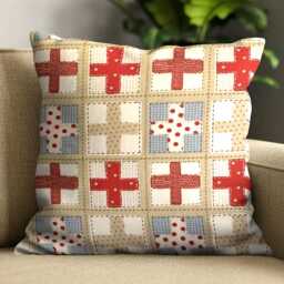 Cottage/Farmhouse Cushion Covers - Printed Country Style Throw Pillow 18 - thumbnail 2