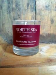 North Sea 8 Oz. Tumbler Sea Mist Orange Blossom Musk Hamptons Handpoured Signature Village Series 100% Soy Candle Hand Poured - thumbnail 1