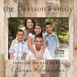 Personalized Family Design Photo Frame - Engraved Picture Portrait Memories - thumbnail 3