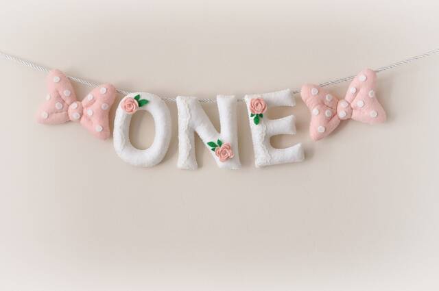 Baby Wall Art, Name Sign, Bows Nursery Decor, Felt Banner, Personalized Gift, Letters, Baby Shower, Garland - image 1