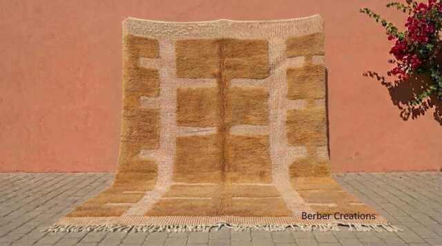 Moroccan Rug , Beni Ourain Rug Azilal Rug, Moroccan Carpet Berber Azilal Area Rugs - image 1