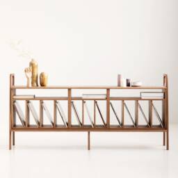 Mid Century Modern, Record Player Stand, Tv Media Console, Scandinavian Sideboard - thumbnail 2