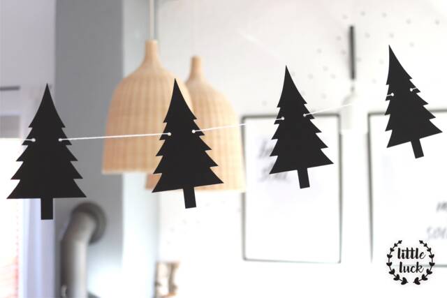 Fir Garland - Christmas Trees in Your Desired Color Decorations - image 1