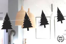 Fir Garland - Christmas Trees in Your Desired Color Decorations - thumbnail 1