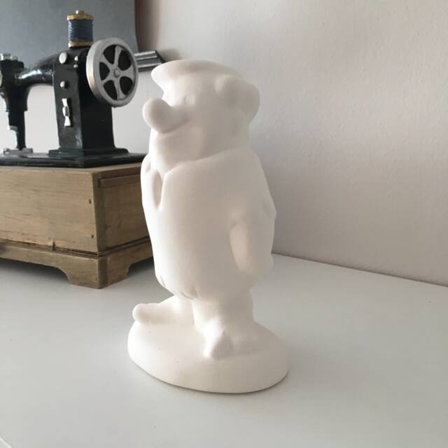 Barney Rubble, Ready To Paint, Ceramic Bisque, Barney, Flintstone Figures, Birthday Gift, Cartoon Hero, Fred & Home Decor - image 1