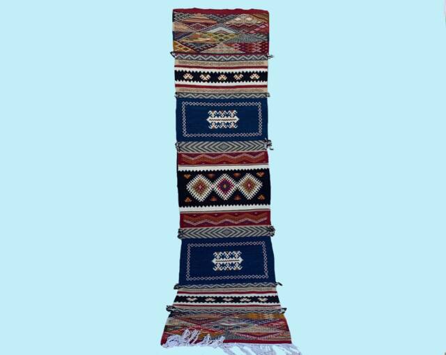 Fadma Moroccan Glaoui Kilim Runner Rug - image 1