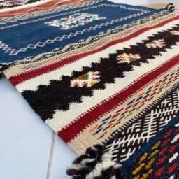 Fadma Moroccan Glaoui Kilim Runner Rug - thumbnail 2