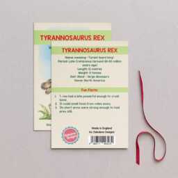 Wooden Tyrannosaurus Dinosaur Christmas Tree Decoration, Birch Plywood Lover Gift, Keepsake, Watercolour Art - thumbnail 2
