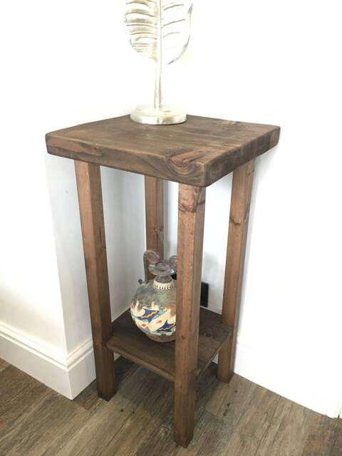 Table/Bedside Occasional Side Telephone Wifi Corner Bespoke - Rustic Handmade Free Delivery - image 1
