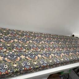 Window Seat/Banquette Seating Bench Seating/ Kitchen Dining Boot Room William Morris Custom Made Choice Of Fabrics - thumbnail 3