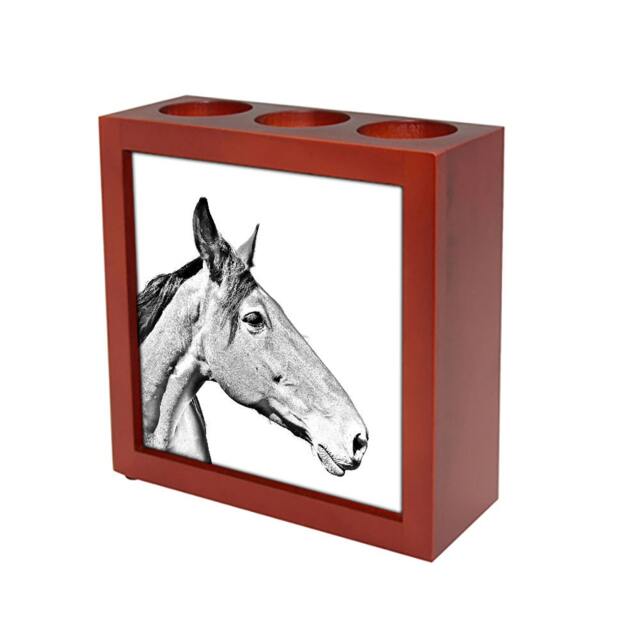 Australian Stock Horse - Wooden Stand For Candles/Pens With The Image Of A New Collection - image 1