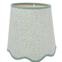 Scallop Lampshade - Savannah Ian Sanderson Natural Scalloped Edges Trim Colours Clip On, Lamp Or Pendant Light - thumbnail 3